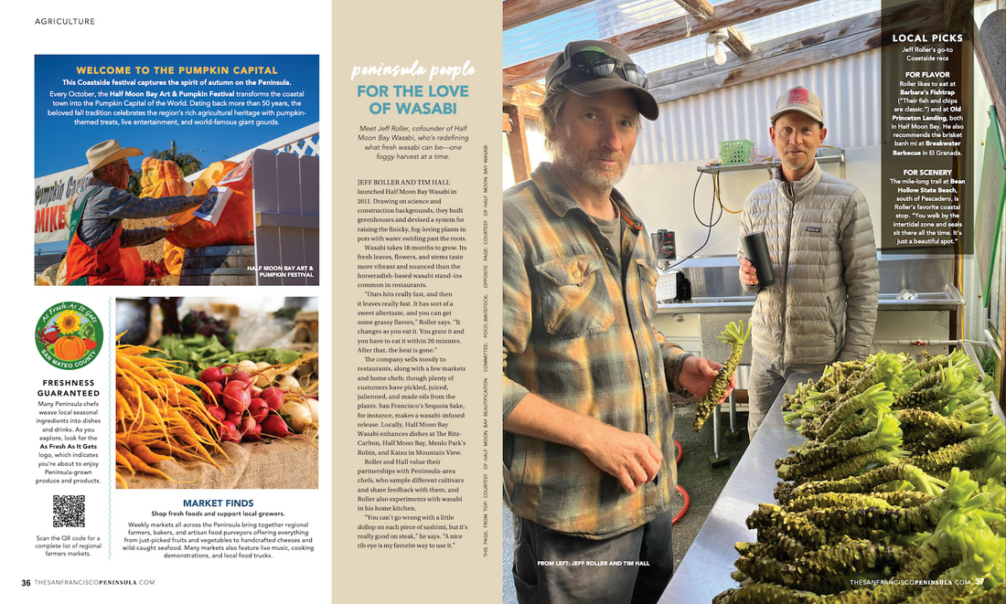 HMB Wasabi in The San Francisco Peninsula Magazine
